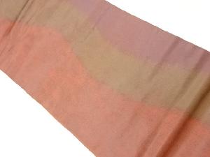 本漆引箔よろけ縞模様名古屋帯